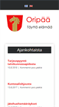 Mobile Screenshot of oripaa.fi
